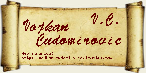 Vojkan Čudomirović vizit kartica